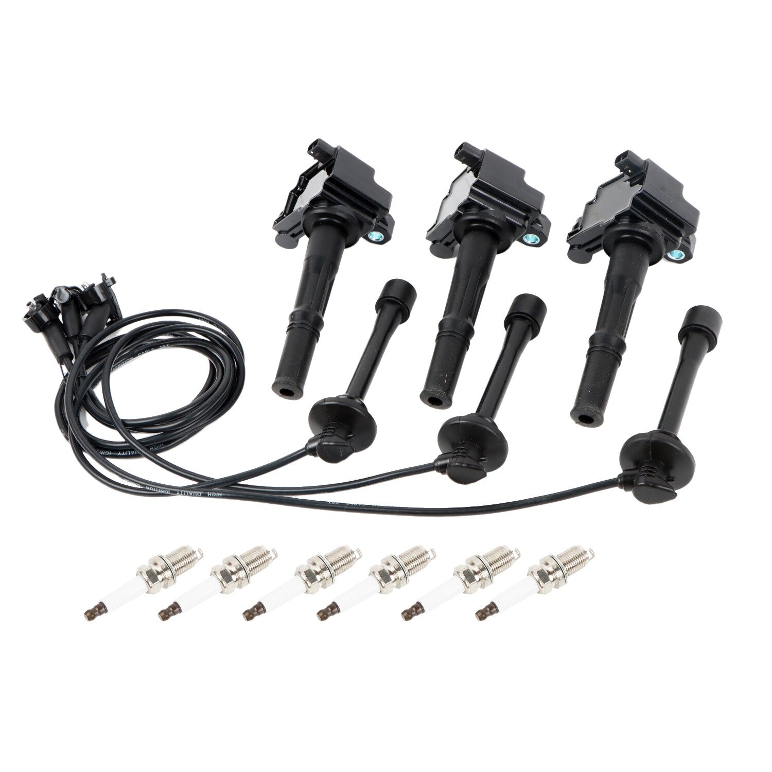 Ignition Coil  Wireset  Spark Plugs for Toyota 4Runner Tacoma Tundra t100 3.4L