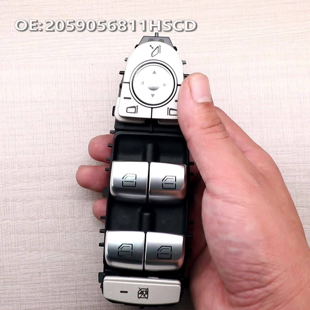 UK Electric Window Switch for Mercedes C-Class W205 14-19 S205 X253 A2059056811