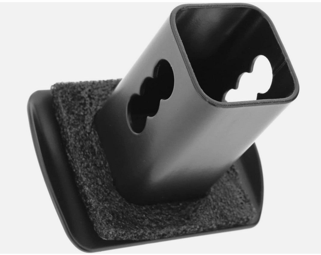 Car mount plug cap trailer tow receiver 2-inch black chrome moose for Cadillac