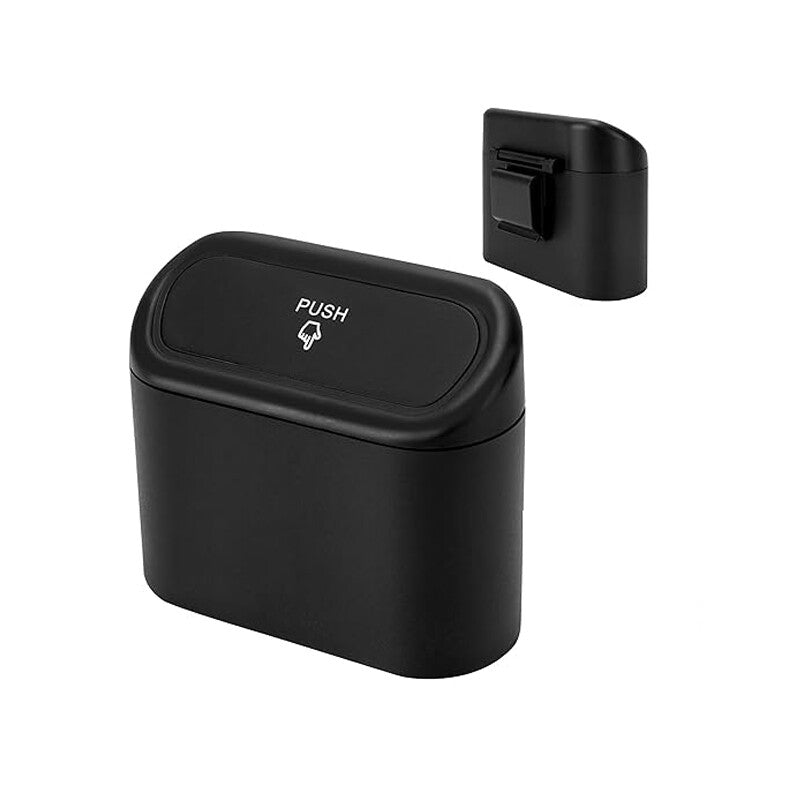 1Pc Car Trash Can for Mini Garbage Dust Holder Box Rubbish Bin Accessory W/Trash Bag