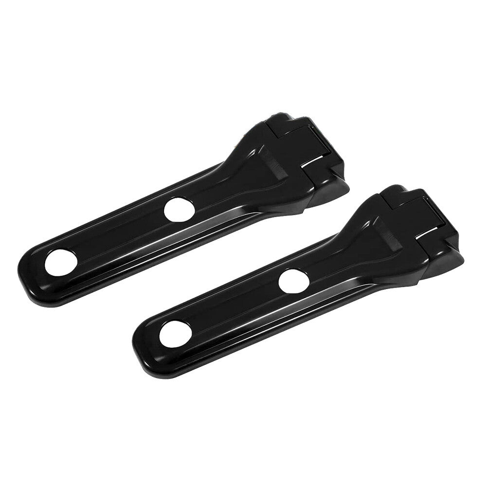 2x Spare Tire Tailgate Door Hinge Cover for Jeep for Wrangler JL 2018-2022 Black Car