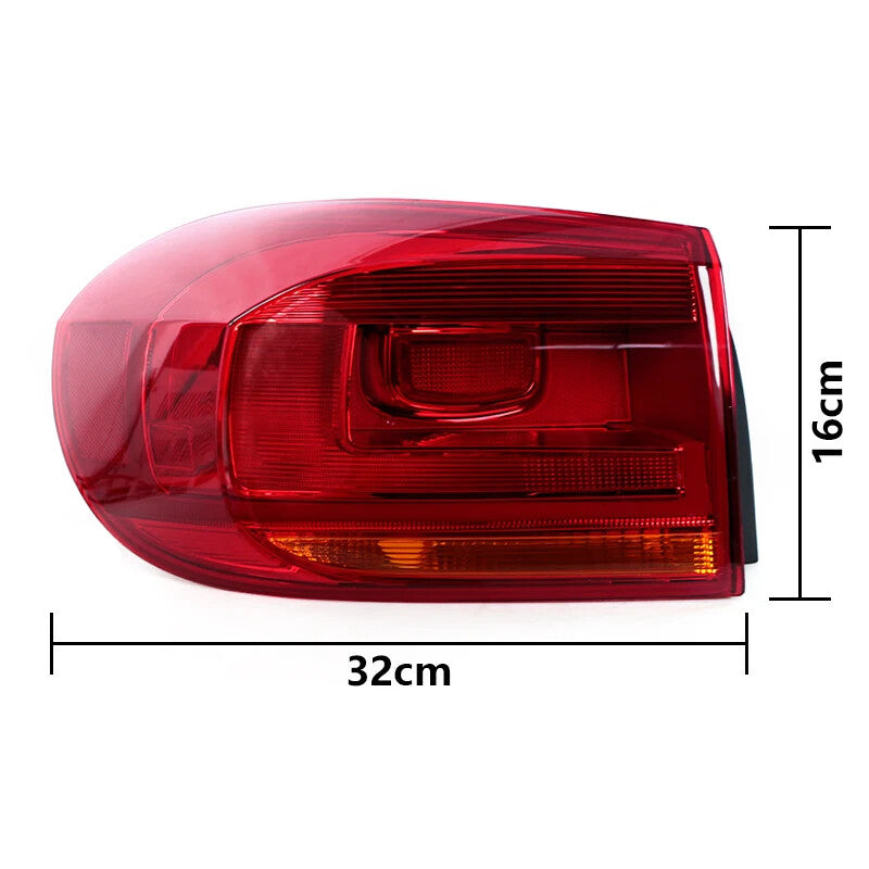 Right Car TailLight Cover for Volkswagen for Tiguan 2012-2017 Rear Lamp Without bulb
