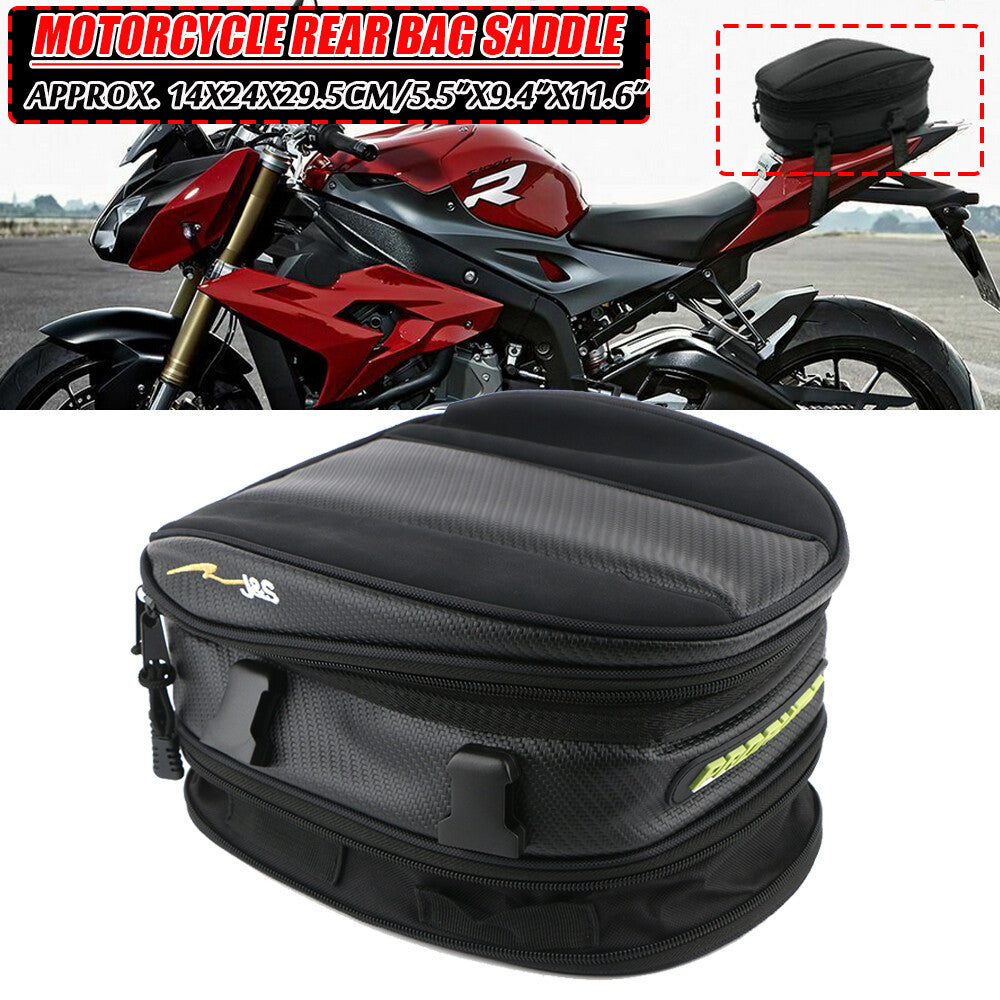 Luggage Rear for Seat Rider Bag Tail Helmet Pack Motorcycle Motorbike Waterproof