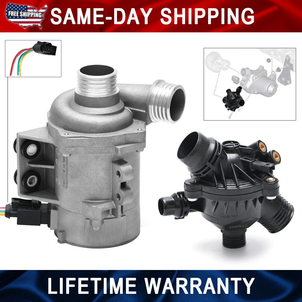 Water Pump W/Thermostat Bolt for BMW 128i 325i 328i 528i 530i X3 11517586925