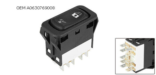 for Freightliner Columbia Century BLACK Power Window Switch Left Driver Side EXP