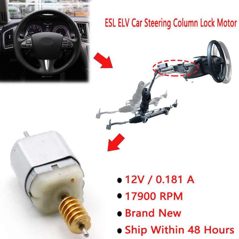 12V DC steering wheel lock motor suitable for NISSAN ALTIMA 2007-2013 and MAXIMA 2009-2010.