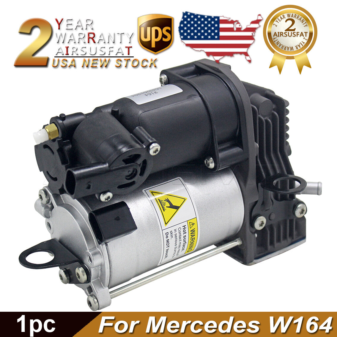 for Mercedes Benz W164 X164 GL450 GL550 Air Suspension Compressor Pump US