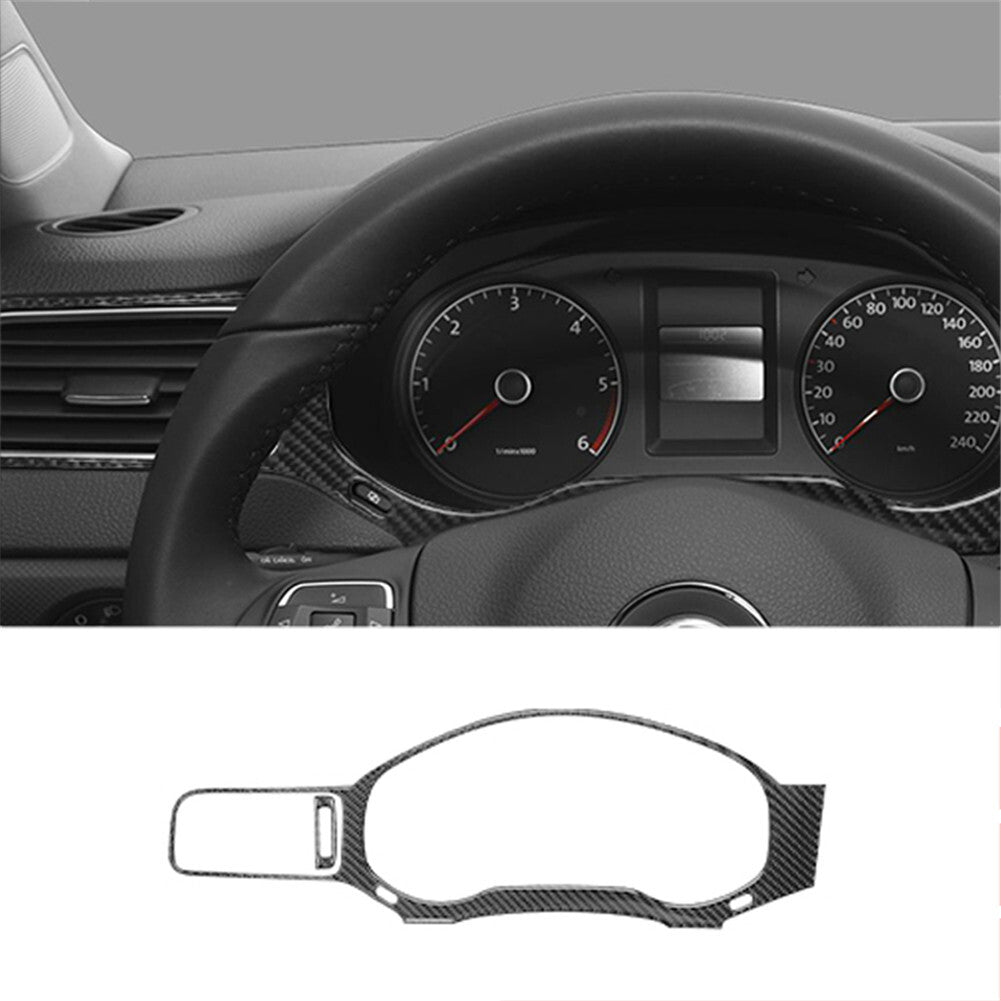 43Pcs Carbon Fiber Interior Kit Cover Trim for Volkswagen for Jetta Sedan 2011-2014