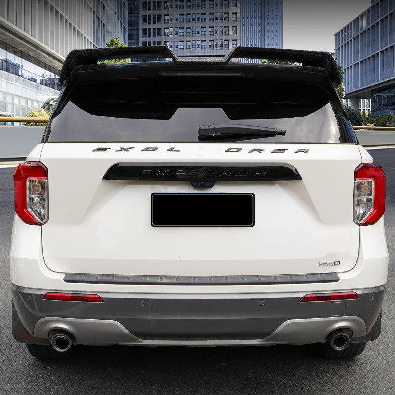 Black rear door and trunk lid trim for 2020, 2021, and 2022 for Ford Explorers.