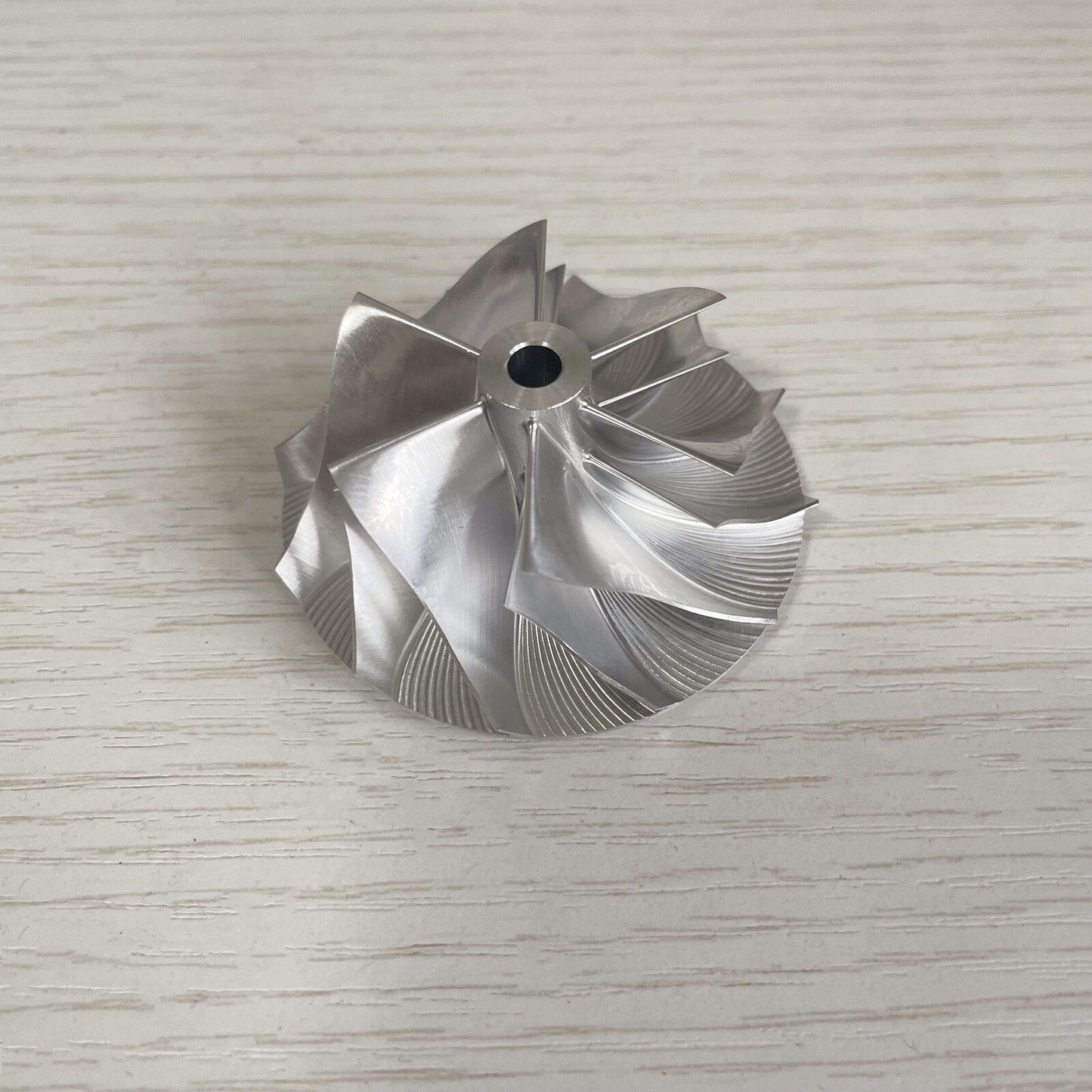 GTA15-25 42.00/56.02 mm 11+0 Blade Turbine Milling/Burnt Compressor Wheel