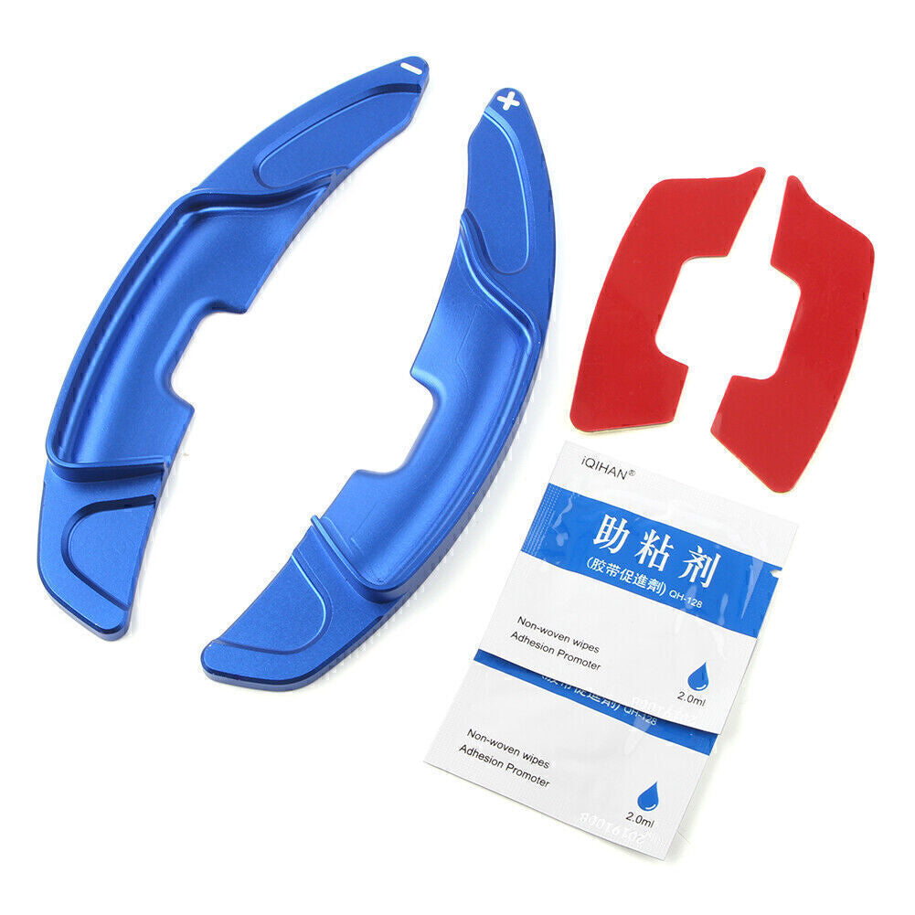Blue Steering Wheel Shift Paddle Shifter Cover for Lexus ES300h ES350 2019-2024