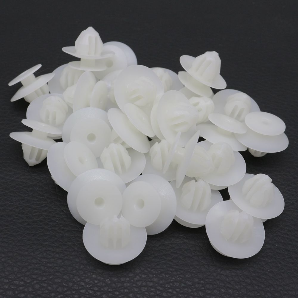 Trim Panel Retainer Clip for Mitsubishi MR435918 White Nylon Qty 20
