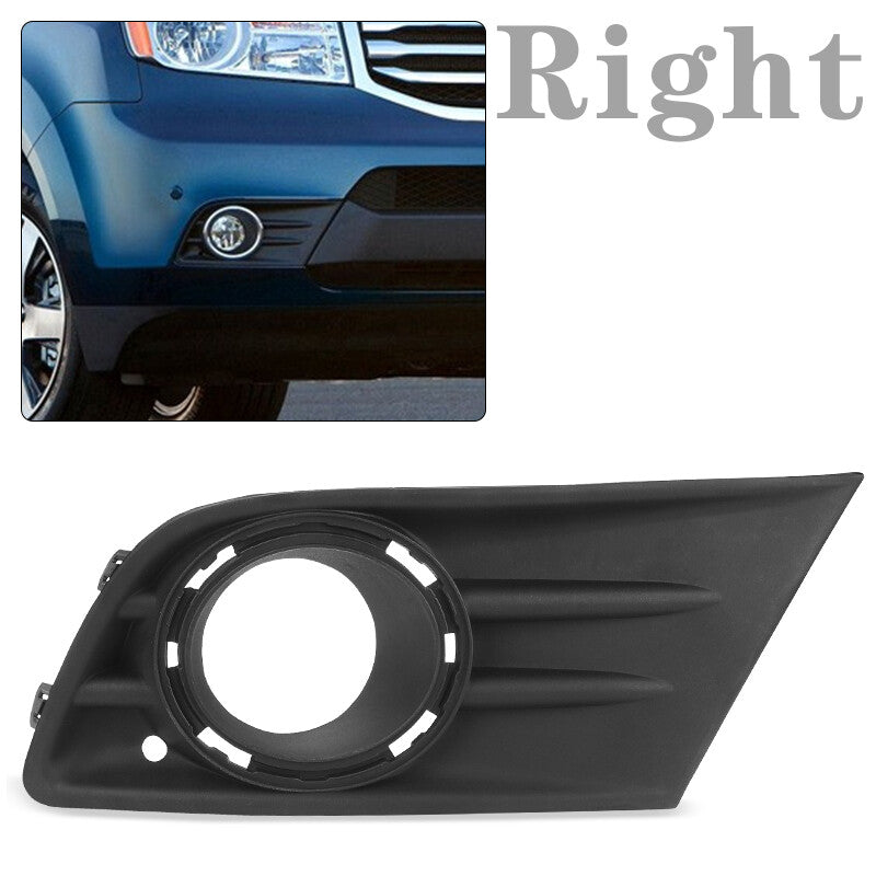 Front Bumper Foglight Cover Bezel Trim Right Passenger for Honda Pilot 2012-2015