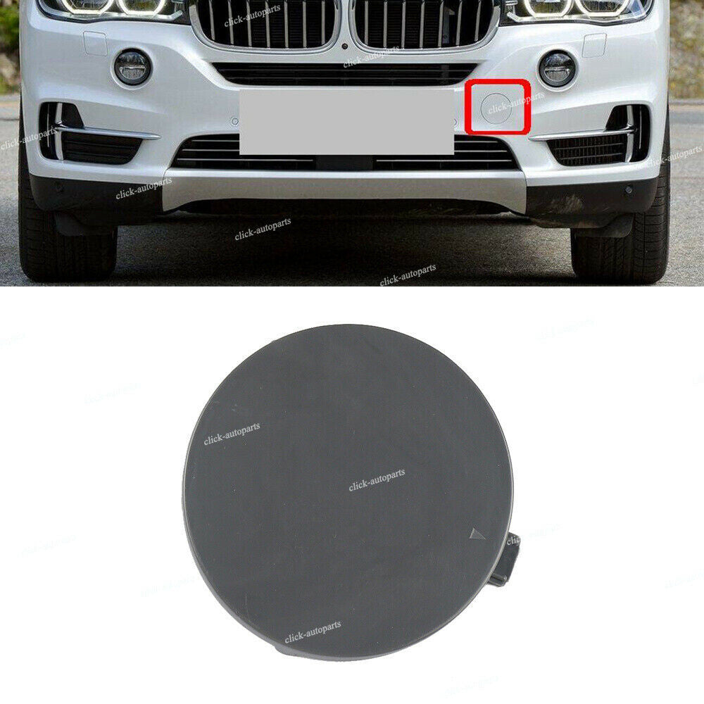 Front Bumper Tow Hook Eye Cover Cap Unprimed For 2014-2015 for BMW for X5 35d 35i 50i