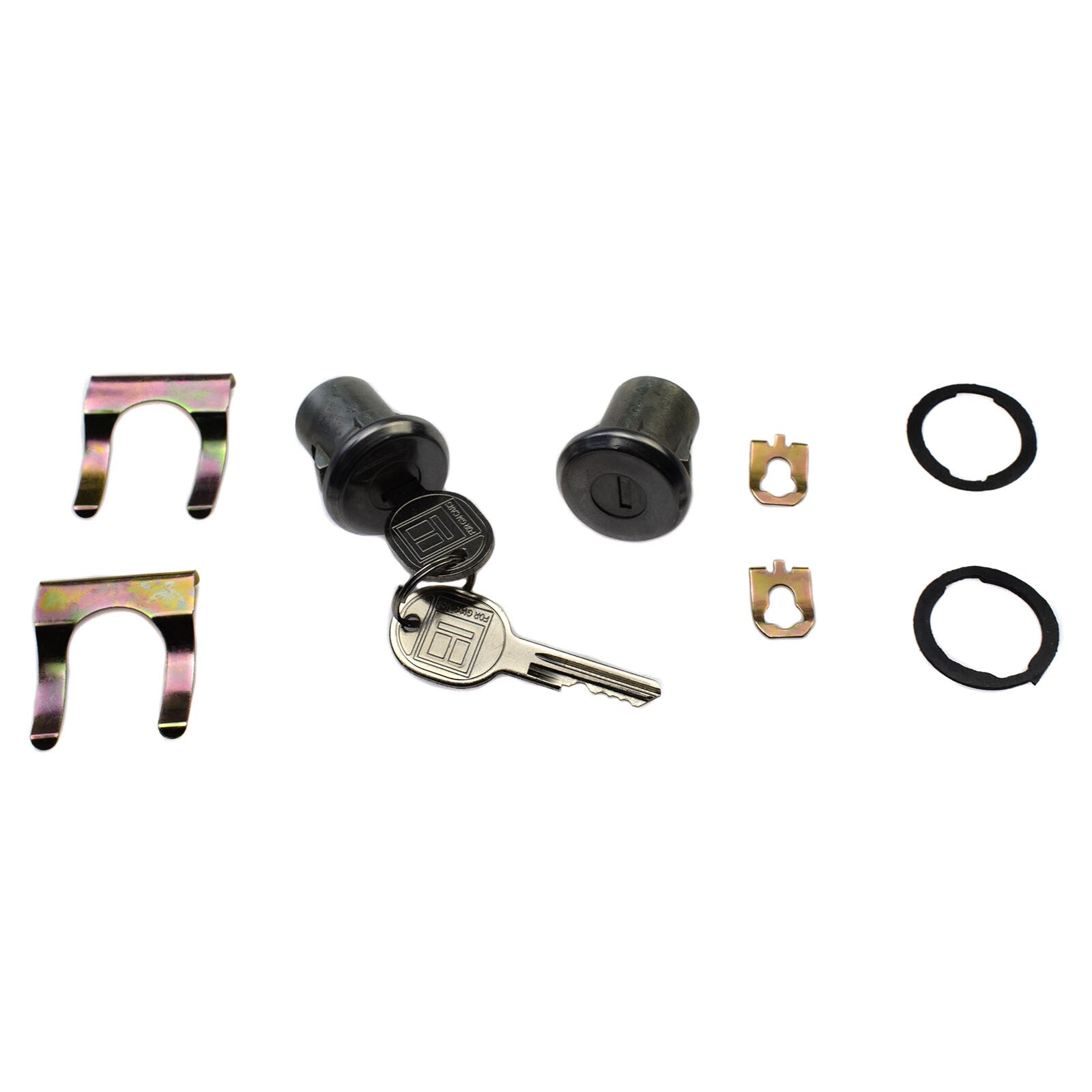 Pair door lock cylinder kit 5070006 for Chevrolet S10, Blazer, for GMC,for Buick,and for Cadillac .