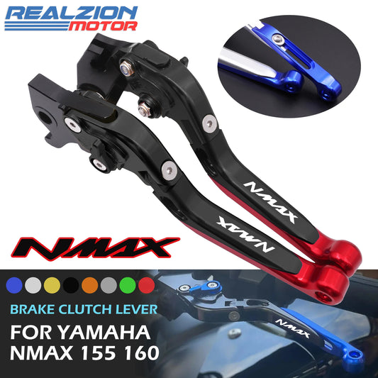 Realzion NMAX 125 155 Brake Clutch Lever Motorcycle CNC Adjustable Folding Lever