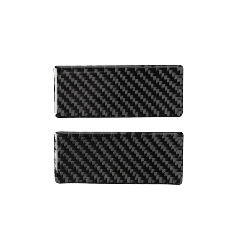 Car Rear ashtray Cover Trim Interior Carbon Fiber Sticker for Audi Q7 2016-2019