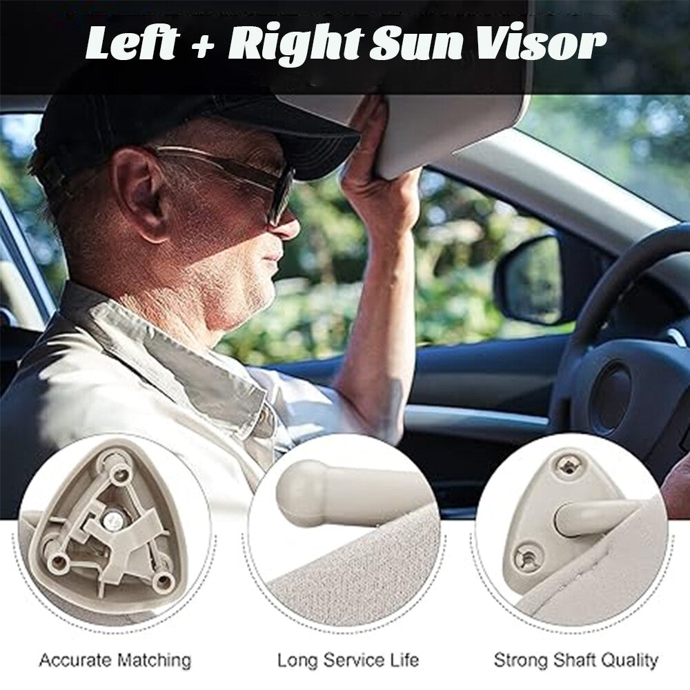 One pair of sun visors with lights for 1999-2019 for Chevrolet Express for GMC Savana.