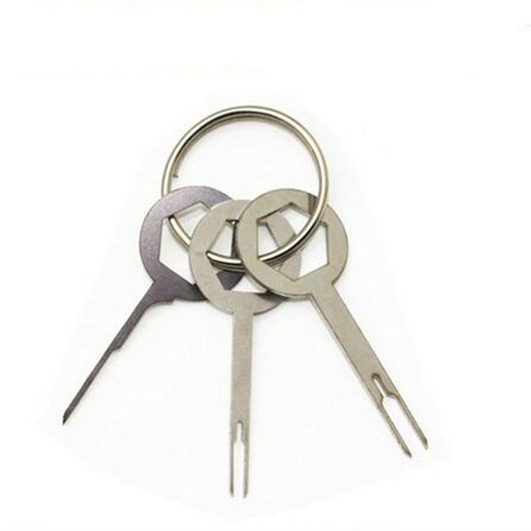 Car Electrical Terminal Wiring Crimp Cable Plug Extractor Removal Key Tool Kit