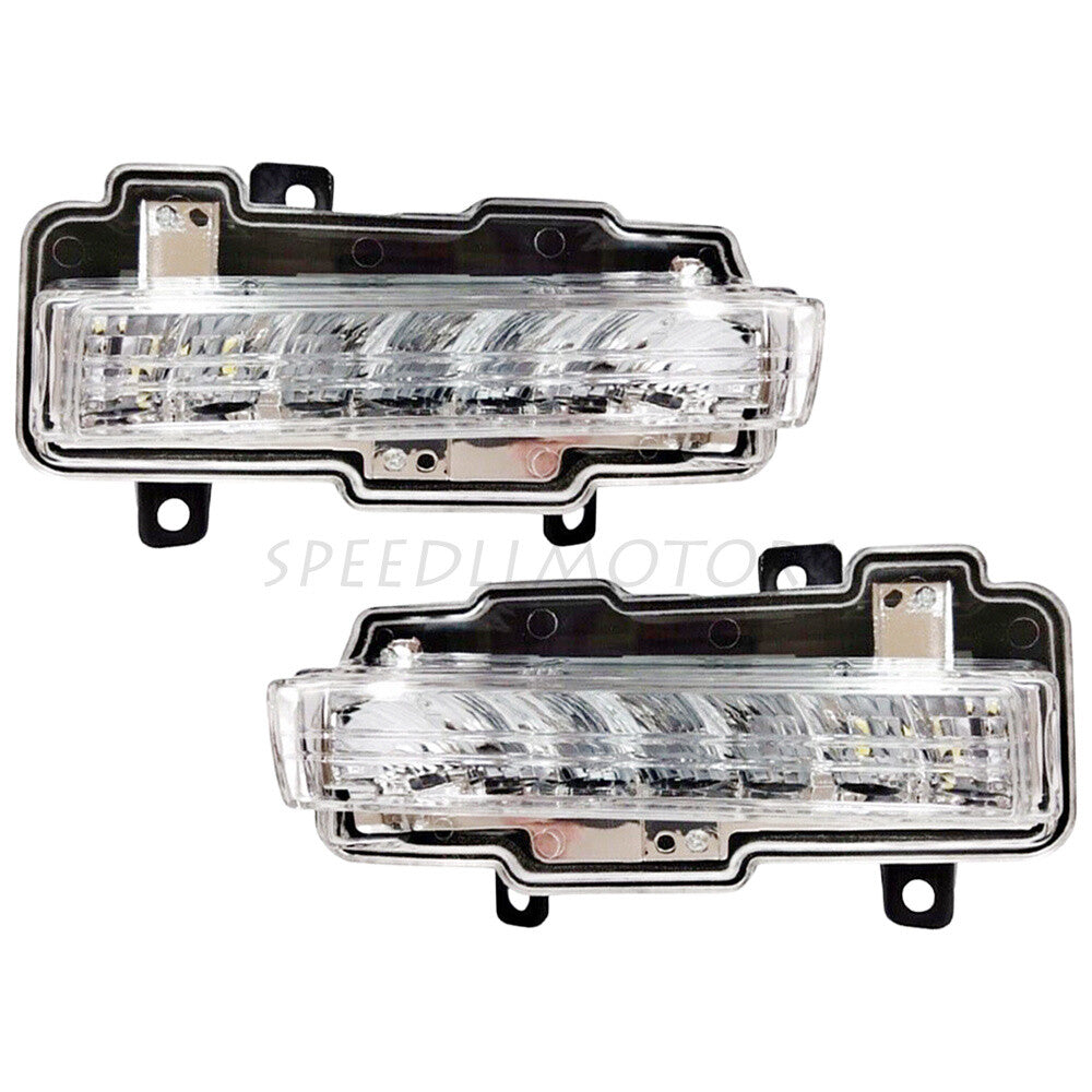 Pair Front Daytime Running Lamp For 15 16 17 for Mitsubishi for Pajero Montero LH+RH