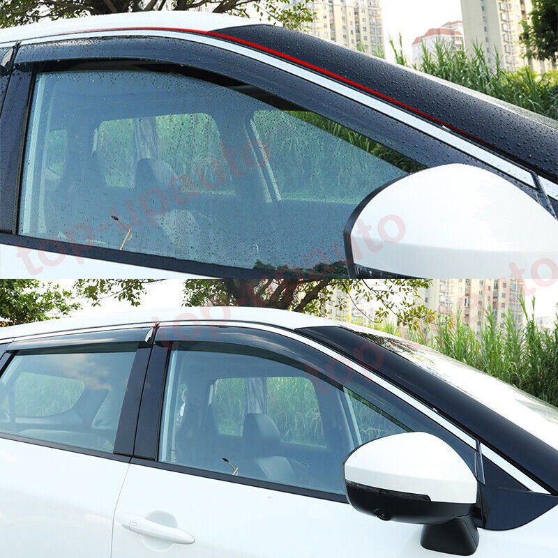 for Nissan Rogue 2021-2024 Side Window Wind Visors Sun Rain Guard Vent Deflector