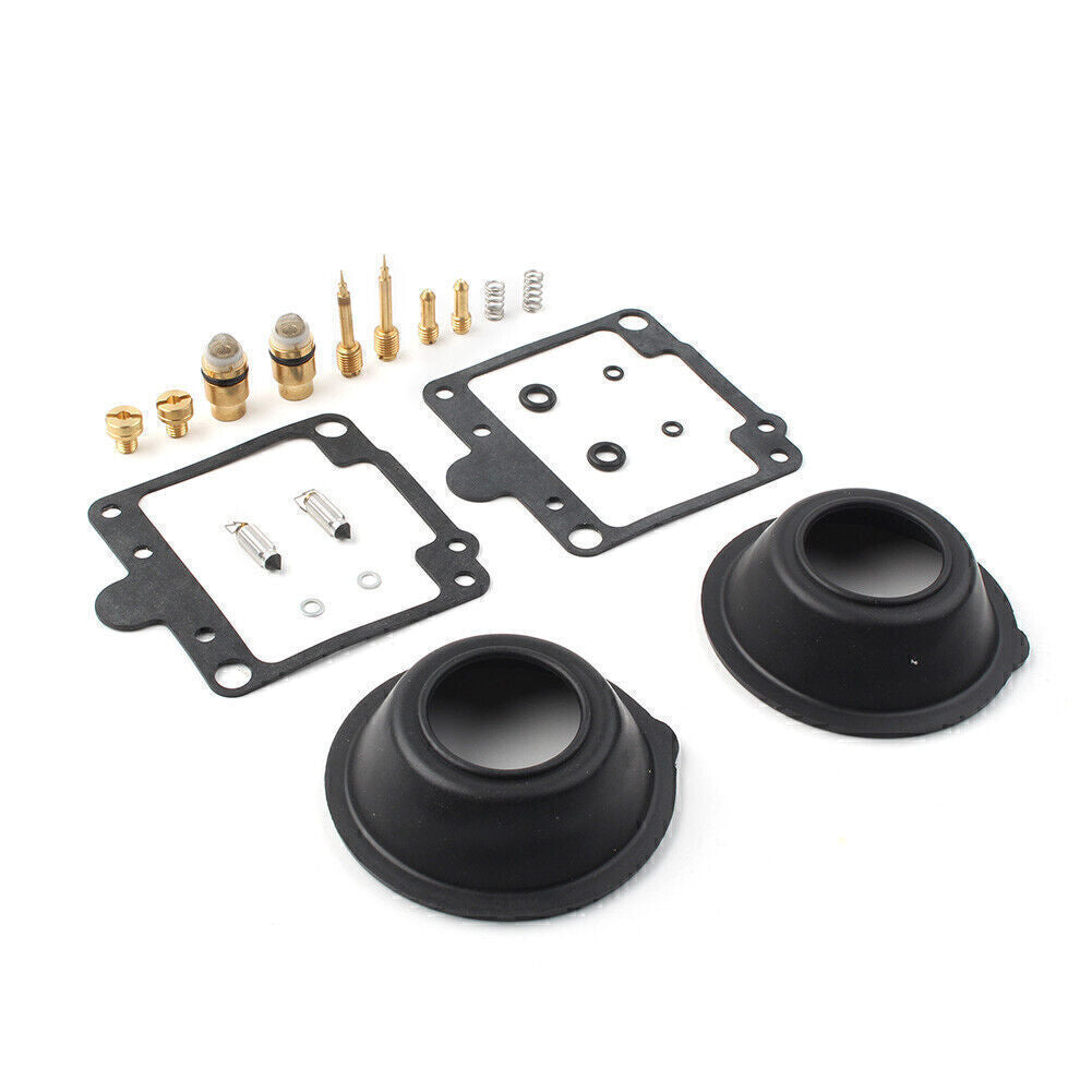 2 SETS For XV750 Virago 750 Carburetor Carb Rebuild Kit Repair Plunger Diaphragm