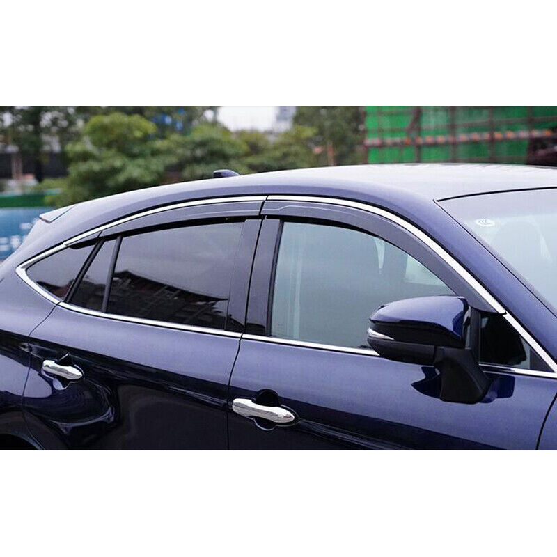 for Toyota Venza 2021-23 W/Chrome Window Visor Vent Shade Sun Rain Guard Cover6