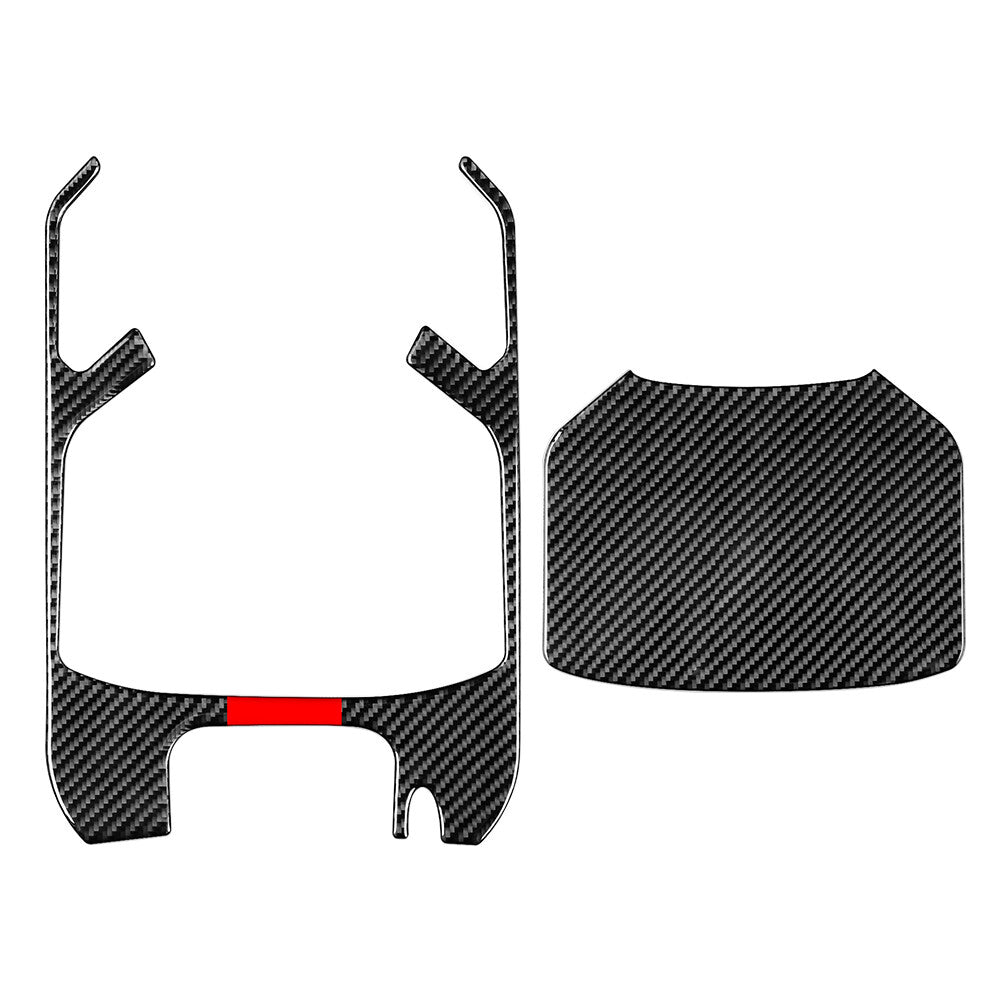 2x LHD Central Console Gear Shift Water Cup Cover Trim for Ford Mondeo 2013-2016
