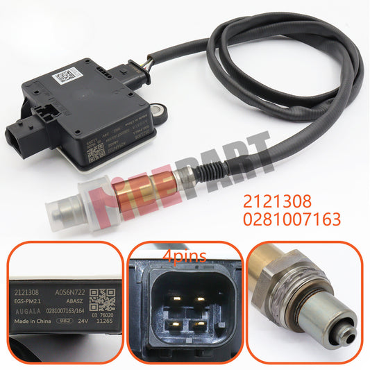 0281007163 2185906 2121308 PM Exhaust Particle Sensor compatible for DAF CF XF 106