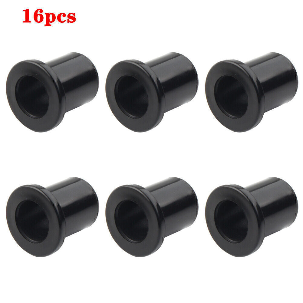 16pcs Front / Rear Suspension Bushings For Arctic Cat 3313-112 Motorcycle Black