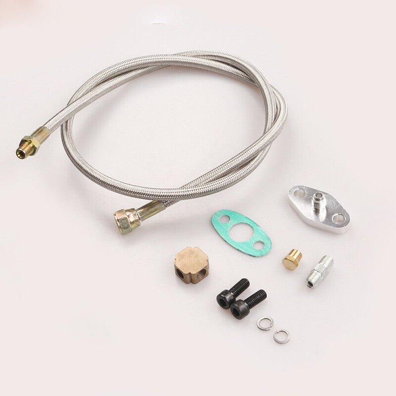 Universal Turbo Oil Line Kit Feed Return Drain