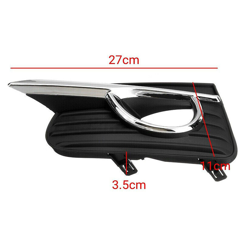 Left Fog Light Cover Chrome Fog lamp frame For 2014 2015 2016 2017 for Infiniti Q50
