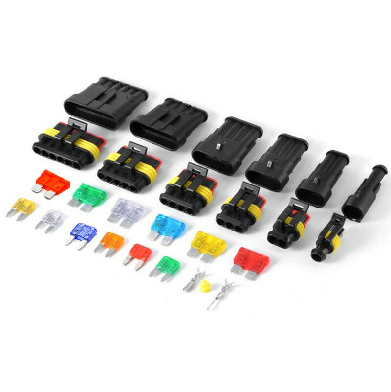 Car Electrical Wire Connector Terminal 1/2/3/4/5/6 Pin Way Terminal Blade Fuses