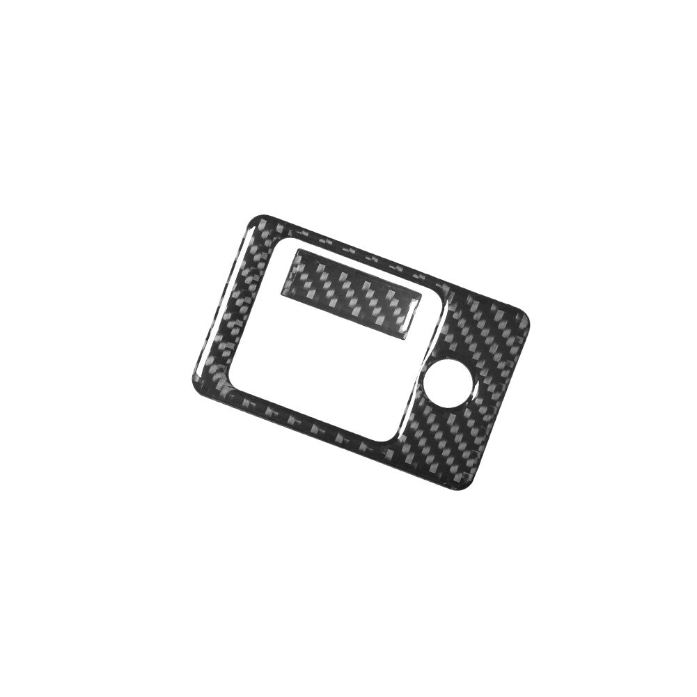 2pcs Carbon Fiber Glove Box Handle Trim for Ford for Mustang Convertible 2001-2004