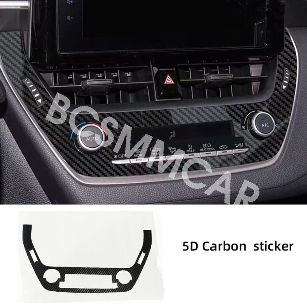 Fit for Toyota for Corolla 2020-2024 Console A/C Button Control Frame Stickers Decal