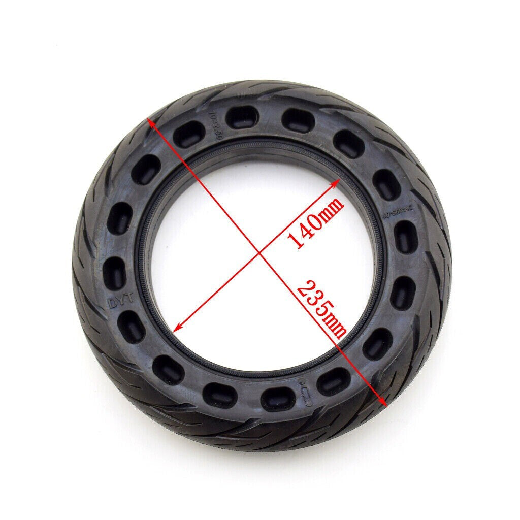 Explosion-Proof 10x2.50Solid Tyre Electric Scooter Tire Wear-resisting Honeycomb