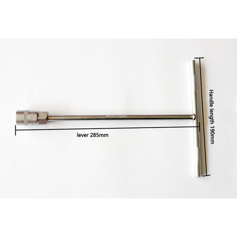1Pc 18mm Metric T-Handle T Handle 45Steel Socket Wrench Tool For Car Motorcycle