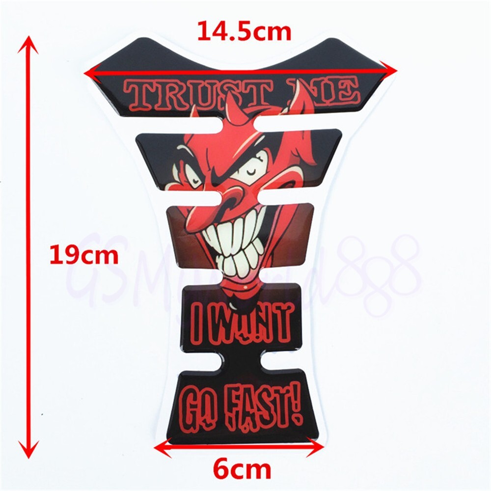 Tank Pad Carbon Decal Stickers Emblem Fit for Honda CBR150R 250R 600RR CBR1000RR