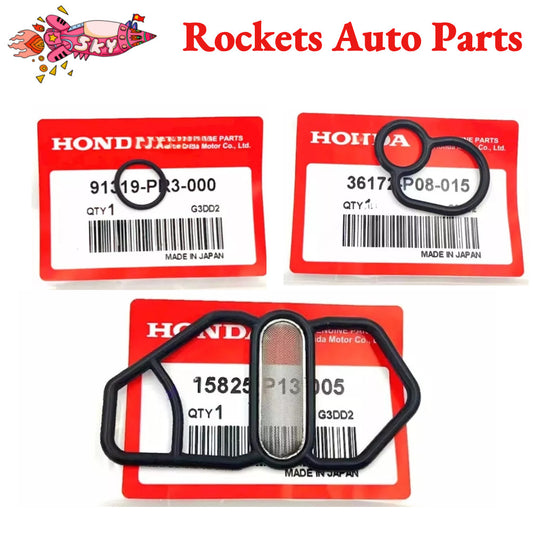 for Honda 15825-P13-005 Lower VTEC Solenoid Gasket Seal Screen Mesh Part
