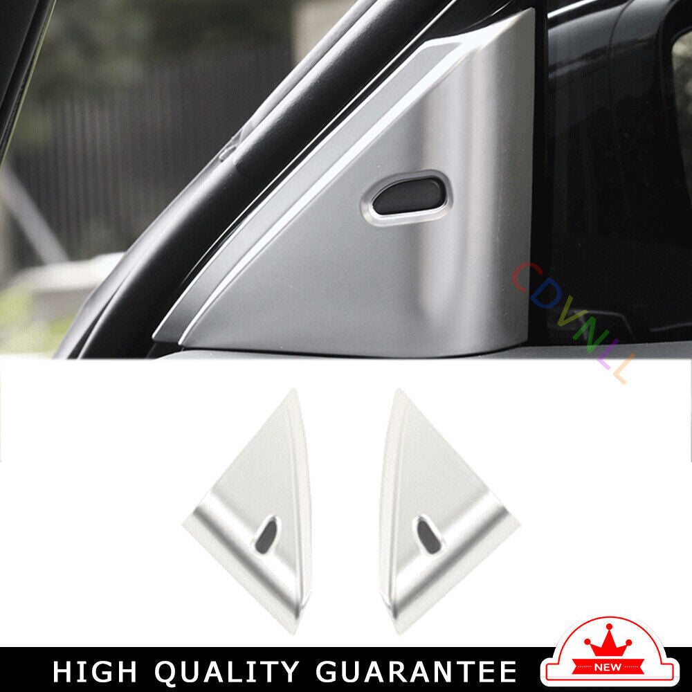 A Post Front Triangle Cover Trim for Nissan Altima Teana 2019-2022 Matte Silver