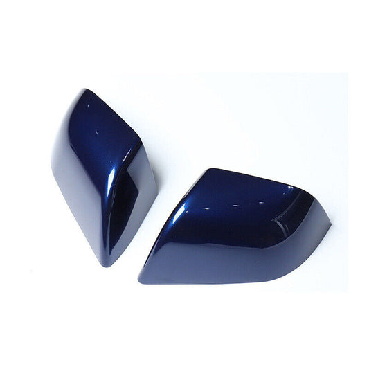 Pair Rear View Side Mirror Cover Skull Cap Blue Pair Fit for Tesla for Model Y 21-23