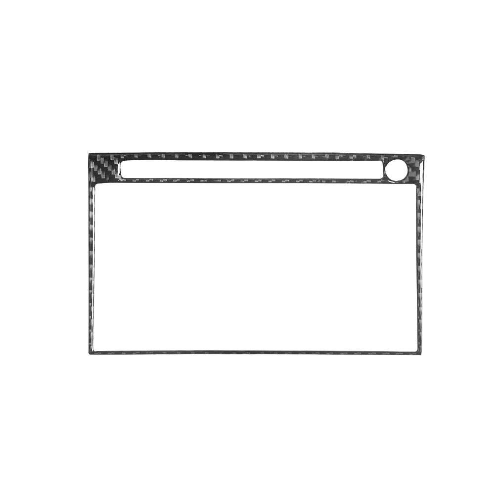 Carbon Fiber Navigation Surround Cover Trim For Silverado/tahoe/ for sierra 2007-2014