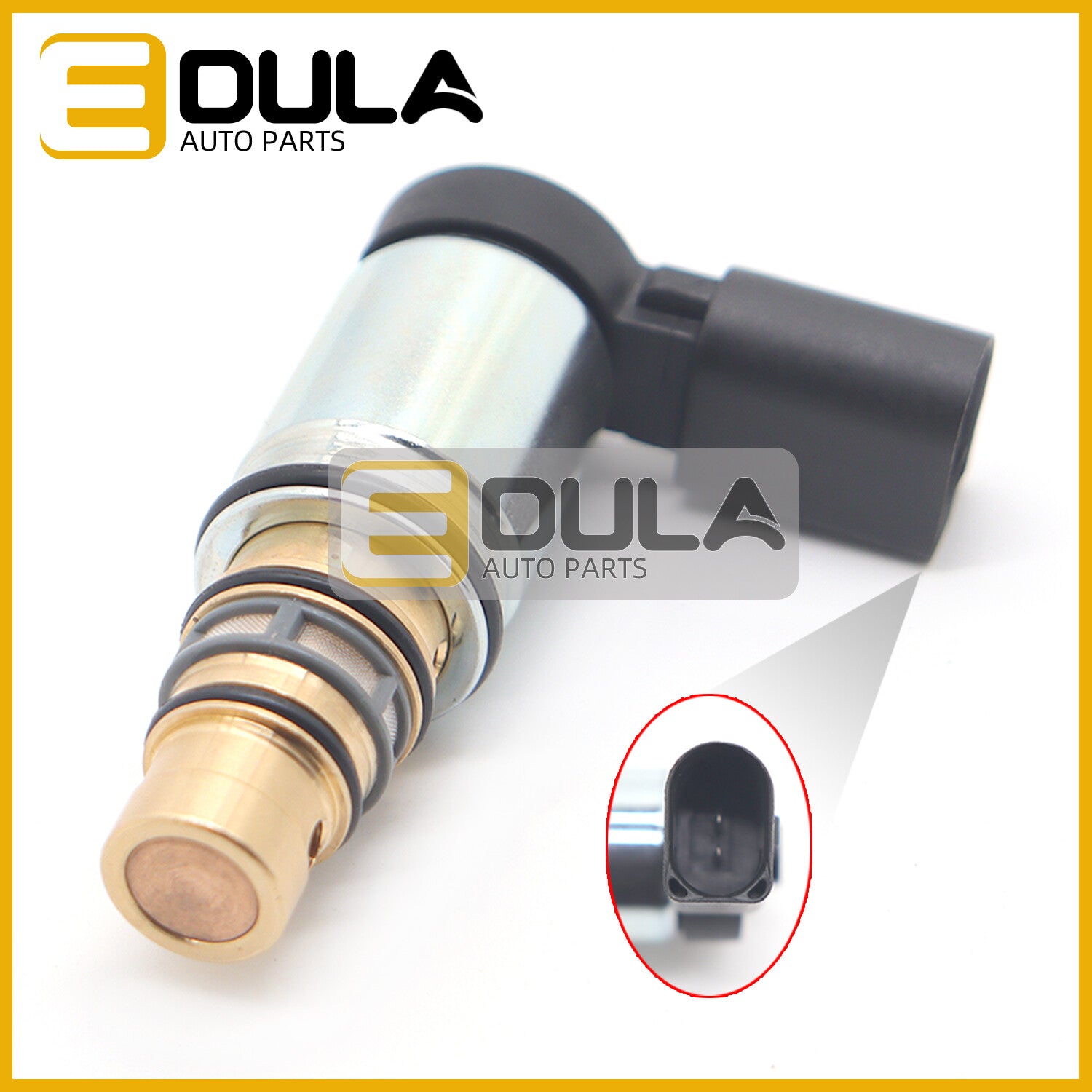 AC compressor control solenoid valve 1K0820803E, suitable for PXE16 and PXE14 models, compatible with for Audi and for Volkswagen .
