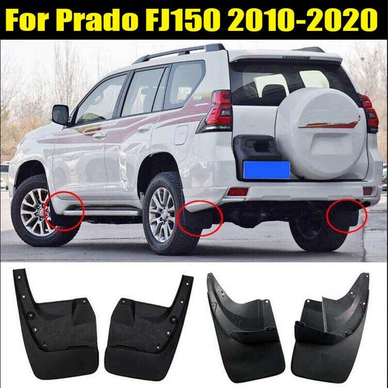 4PCS Mudguard Mud Flaps Splash Guard for Toyota for Land Cruiser Prado FJ150 2010-20