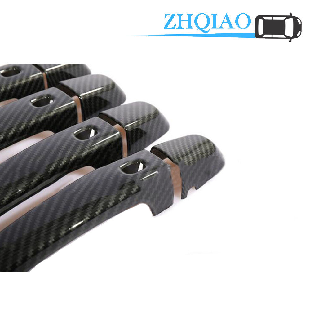 Carbon Fiber Exterior Door Handle Cover Trim Fits for Chevrolet Malibu XL 2016-2018