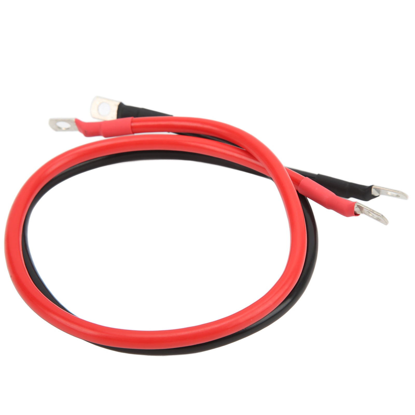 Hot 2pcs Battery Inverter Cable Red Black 8AWG Gauge Flexible PVC Part For Car