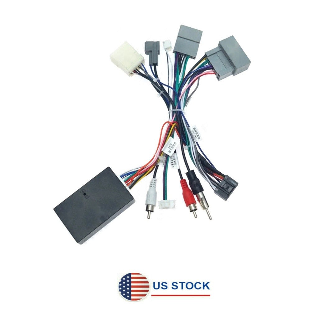 Car Audio Radio Player 16PIN Android Power Calbe Adapter With Canbus Box