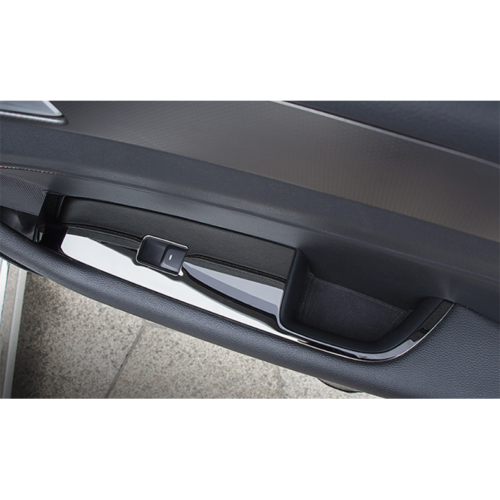 4for Hyundai Sonata 2015-2019 Black S.Steel Window Lift Panel Switch Cover Trim