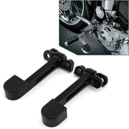 Black Footrest Peg Mount Bracket Heel Rest for Harley Sportster XL 883 1200 Dyna
