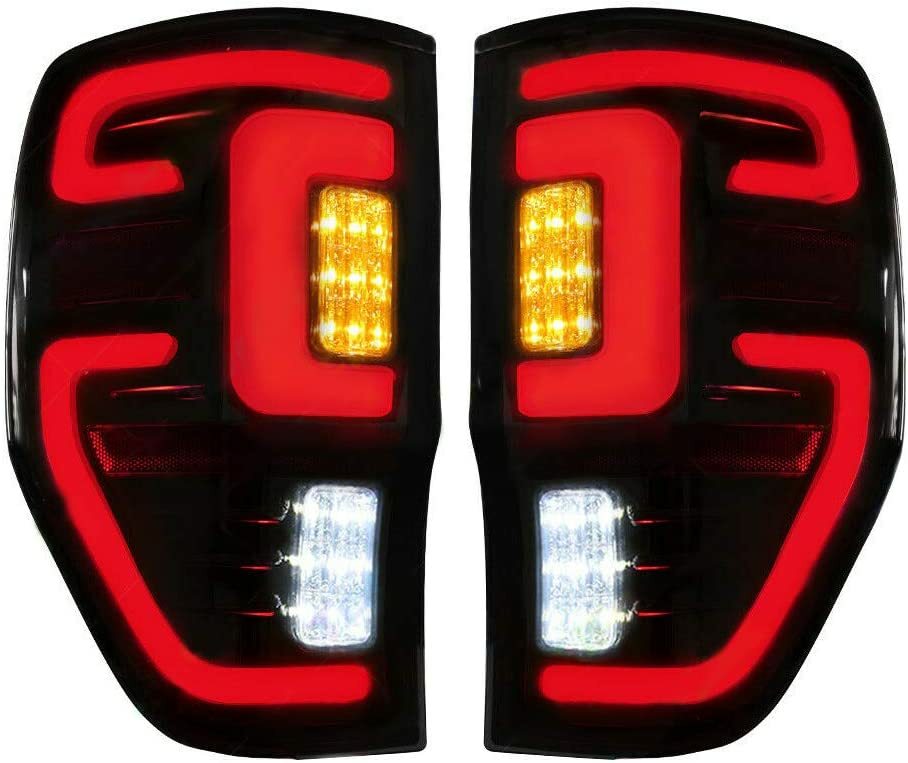 Style 3D Stripe Bar Full LED Tail Lights for Ford Ranger PX T6 11-21 New